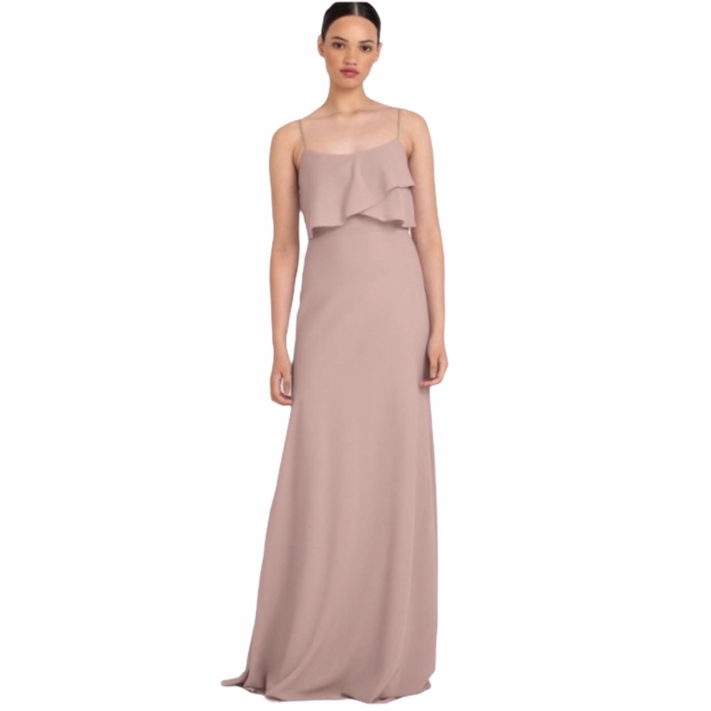 Jenny Yoo The Blake Crepe De Chine Dress Size 8